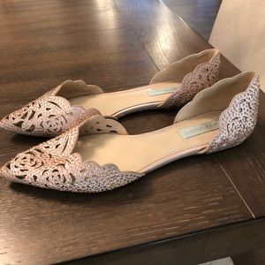 Betsey Johnson Lucy d’ Orsay Flat- Blush